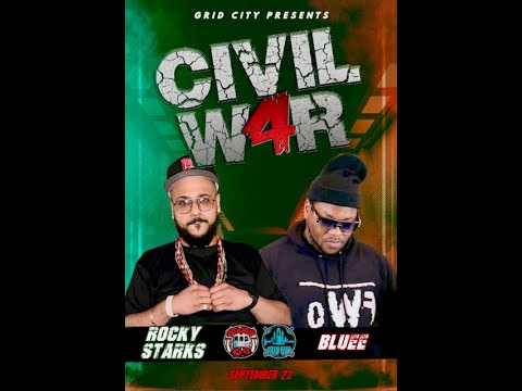 Rocky Starks vs Bluee