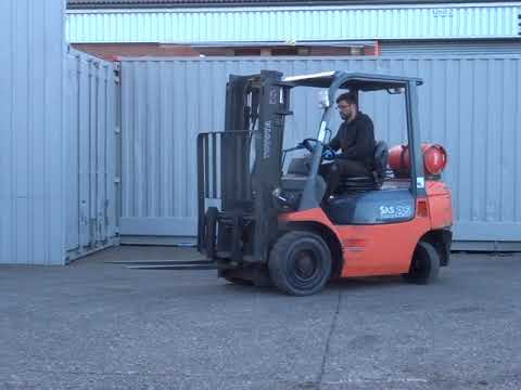 TOYOTA 7FGF25 GAS FORKLIFT TRUCK FOR SALE