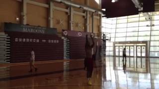 Ray Lester shoots jumpers