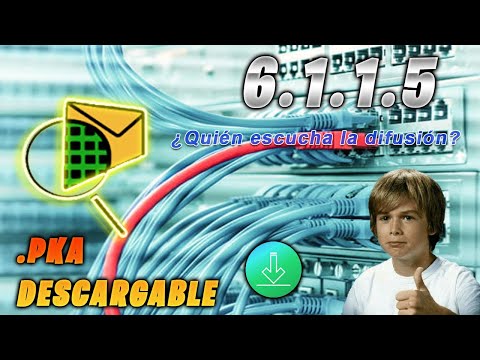 cisco 6.1.1.5 Packet Tracer: ¿Quién escucha la difusión?