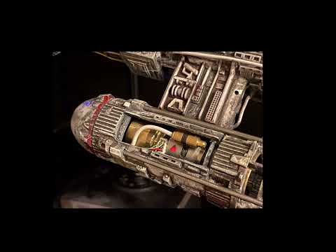 Vintage Kenner custom Ywing StarWars spaceship