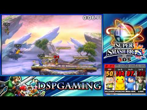 Super Smash Bros. 3DS Demo: Villager Gameplay