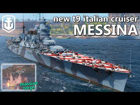 New Tier 9 Premium Cruiser Messina (World of Warships)