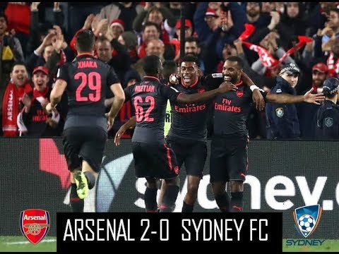 Video: Sydney FC 0 - 2 Arsenal (July-13-2017) Club Friendly Highlights