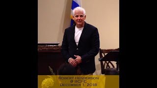 Robert Henderson - The Courts of Heaven - December 1, 2018
