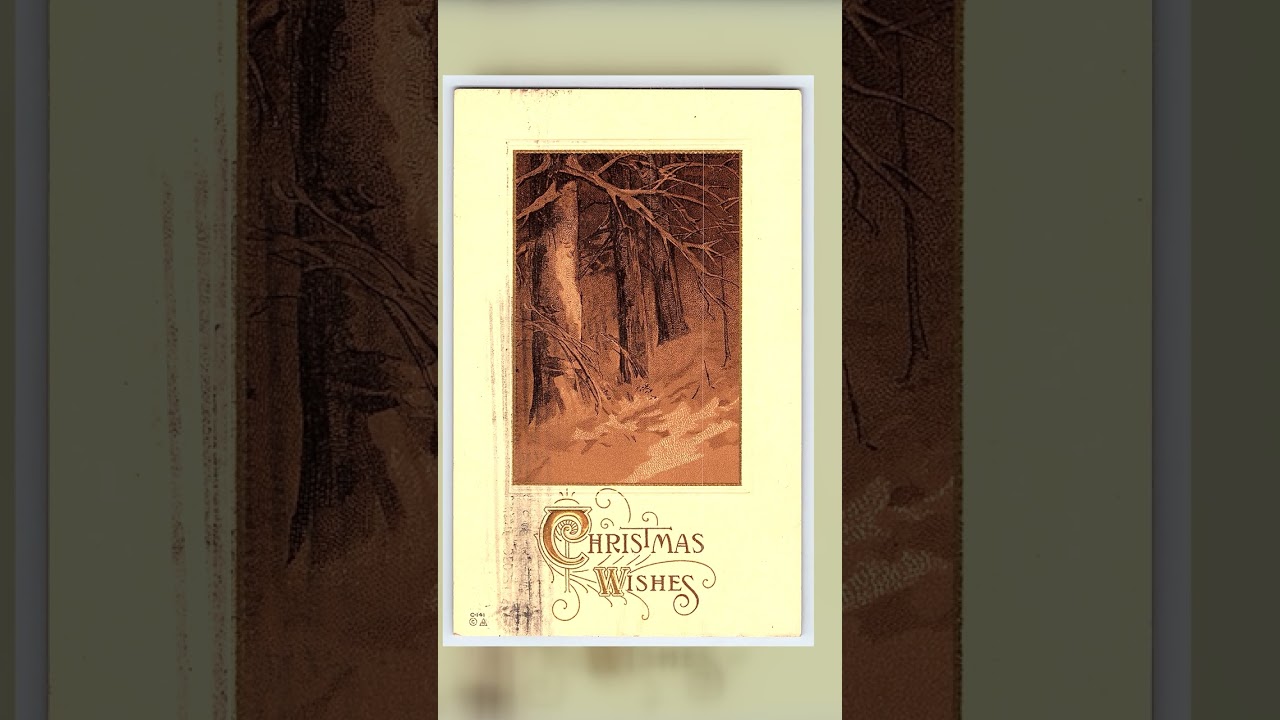 Christmas Wishes, Divided Back Postcard, Redfield SD, 1914 Video