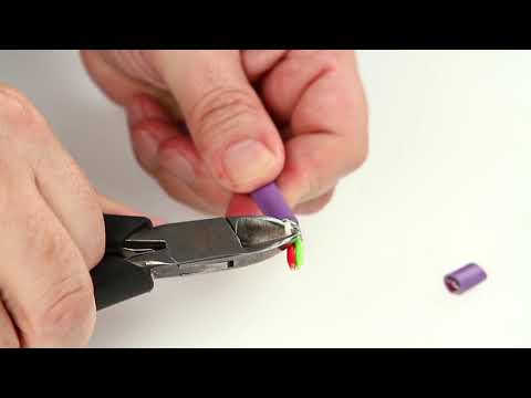 Part of a video titled Connect PROFIBUS Connector to PROFIBUS Cable - YouTube
