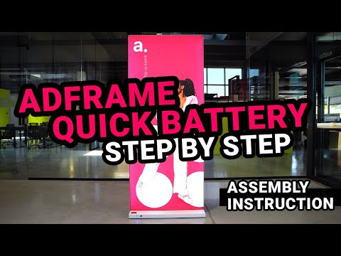 How to assemble: adFrame Quick Battery