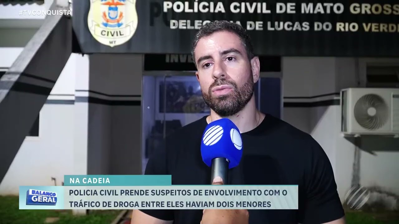 Polícia Civil prende suspeitos de tráfico de drogas; dois menores estão envolvidos