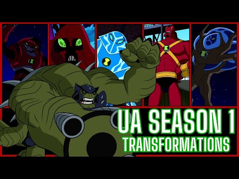 EVERY TRANSFORMATION from ULTIMATE ALIEN SEASON 1 (Ben 10 Classic)