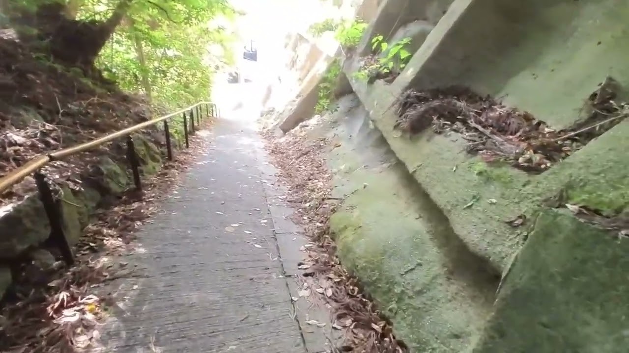 A path in Kurokawa Hot Springs. Kumamoto Prefecture, Japan.