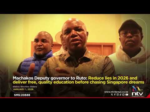 Machakos Deputy Governor to Ruto: Reduce lies in 2026 and deliver free, quality education