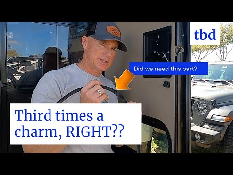 3rd times a charm!! RV window replacement take TWO!!