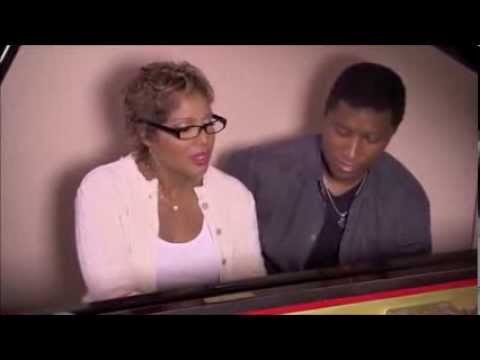 Toni Braxton singing and playing the piano to Babyface