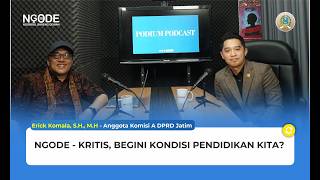 NGODE- Kritis, Begini Kondisi Pendidikan Kita?