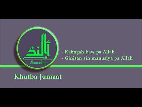 Kabugah kaw pa Allah