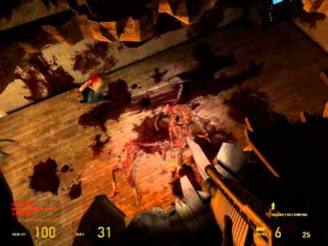 Let's Play - Half Life 2- Part 48 - Room full of bodies