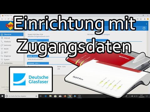 Setting up a Fritzbox on a Deutsche Glasfaser connection