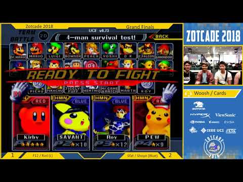 Zotcade '18- SFAT/Shoyo vs F12/Rad - Doubles' Grand Finals