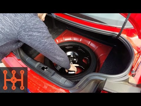 2015-2019 Ford Mustang Spare Tire Kit Installation