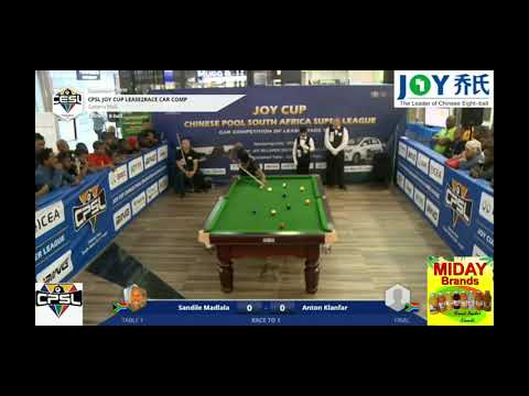 Car Competition Final | One Frame Only | Sandile vs Anton Chinese Pool