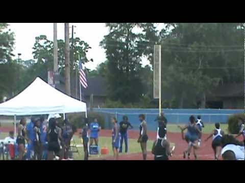 Girls 4x400m Relay @ Region 3-AAAAA Championship Finals 4-20-12