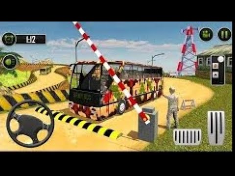 American Army Soldier Transport Duty 2021 - Offroad Bus Driving - Android Gameplay