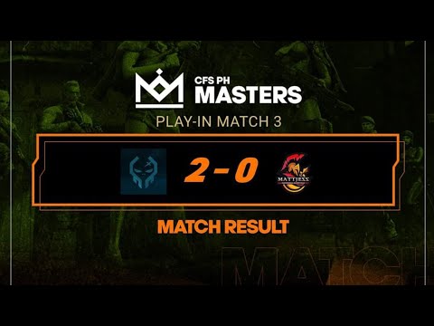 CFPH: Execration vs MATTJESS - CFS MASTERS 2023 SUMMER | PLAY-IN STAGE - FINALS | Bo3
