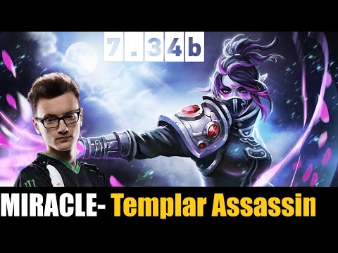MIRACLE- Templar Assassin   CARRY 7.34b - DOTA 2 HIGHEST MMR MATCH #dota2 #dota2gameplay