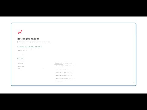 Notion Pro Trader | Prototion | Buy Notion Template