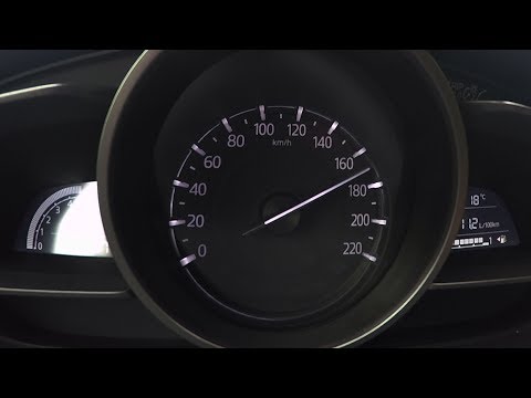 2017 Mazda2 SKYACTIV G-75 0-100 kmh kph 0-60 mph Tachovideo Beschleunigung Acceleration