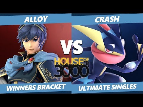 Smash Ultimate Tournament - Alloy (Marth) Vs. Crash (Greninja) SSBU Xeno 192 Winners Bracket