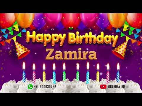 Zamira Happy birthday To You - Happy Birthday song name Zamira 🎁