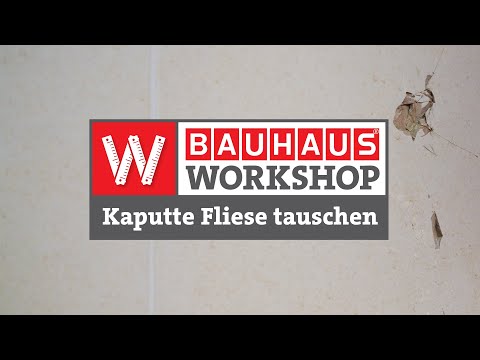 Eine kaputte Fliese ersetzen [Anleitung] | BAUHAUS Workshop
