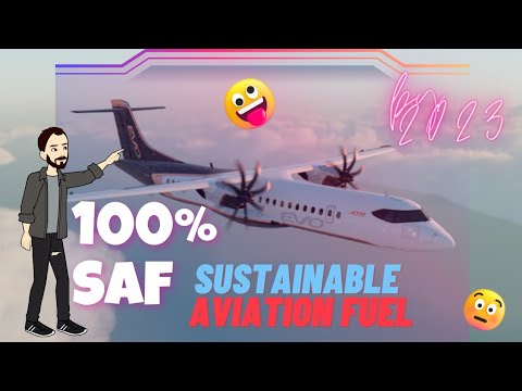 New ATR EVO with 100% Sustainable Aviation Fuel BY 2023