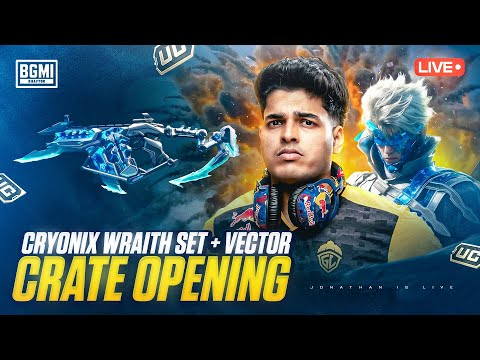1,00,000 CRYONIX SET + VECTOR OPENING | JONATHAN IS BACK!! | BGMI!