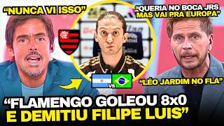TV ARGENTINA CHOCADA COM FILIPE LUIS FORA DO FLAMENGO E PEDEM NO BOCA JR