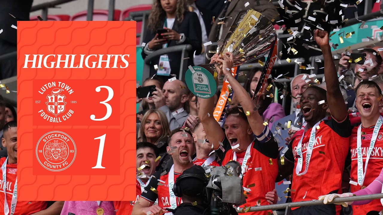 Luton Town vs Stockport County Highlights