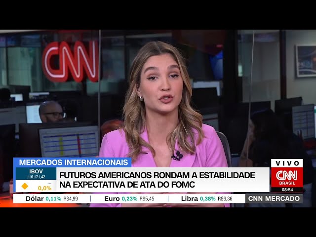Futuros americanos rondam a estabilidade na expectativa de ata do Fomc | CNN MERCADO – 16/08/2023