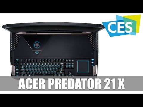 Acer Predator 21 X Gaming Laptop with Tobii Eye-Tracking #CES2017