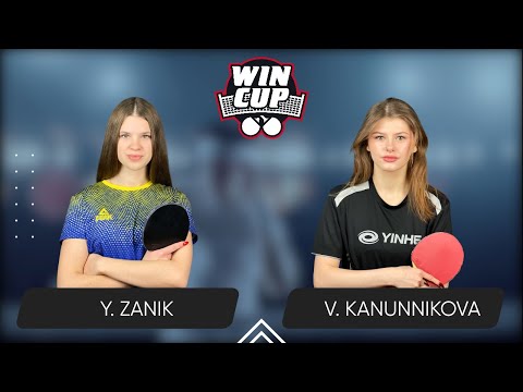 18:45 Yulianna Zanik - Vasylysa Kanunnikova West 4 WIN CUP 04.07.2024 | Table Tennis WINCUP
