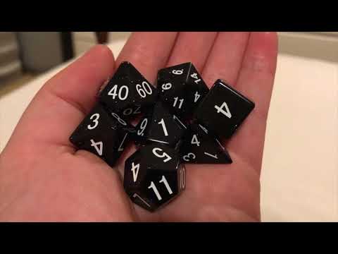 Blue Sandstone Gemstone Dice made by GamerGeek493