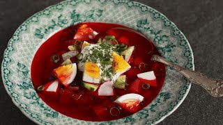 Cold Borscht (Ukrainian Summer Soup)