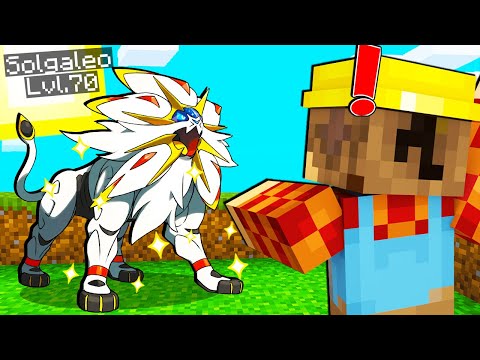 I CAUGHT LEGENDARY SOLGALEO IN PIXELMON ON MINECRAFT ITA!!