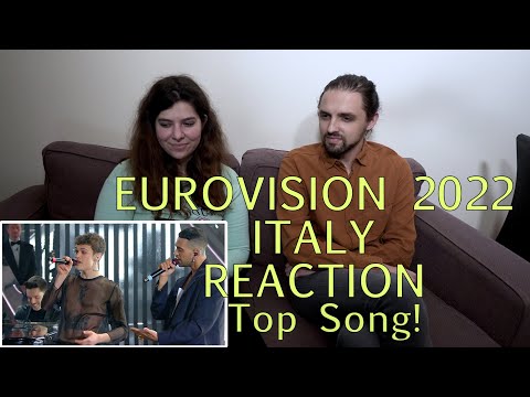 ITALY EUROVISION 2022 REACTION - Mahmood and Blanco - Brividi