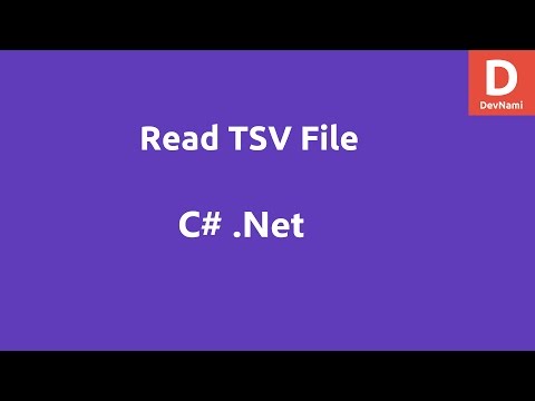 C Read TSV File