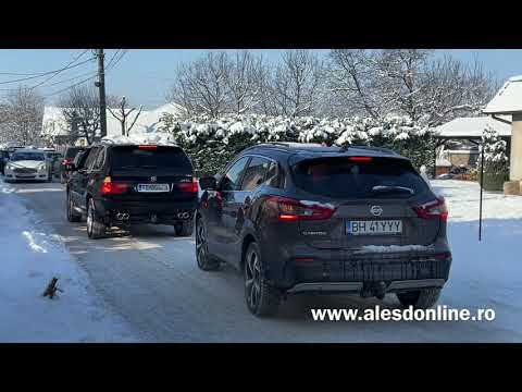 Protest cu claxoane în Aleșd. Zeci de localnici nemulţumiţi de traseul viitoarei şosele de centură