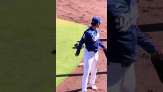 【ヨシノブ！】みんなと仲良し💙【1番DH・大谷選手】ドジャースvsロッキーズ@ド 7/8/26 #山本由伸  #大谷翔平 #shoheiohtani #dodgers