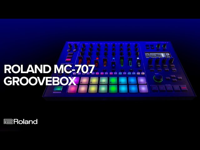 Video teaser per Roland MC-707 GROOVEBOX for Live Electronic Music Producers and Production