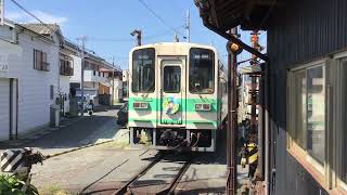 紀州鉄道ＫＲ２０５　西御坊駅発車